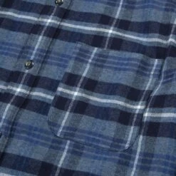 A.P.C. Surchemise Trek Overshirt (Blue) -Streetwear Store a p c surchemise trek overshirt blue coeif h02396 1 2