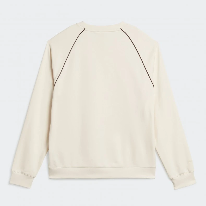 Adidas Originals By Wales Bonner Crew Neck Sweatshirt (Wonder White) 4 Adidas Originals By Wales Bonner Crew Neck Sweatshirt (Wonder White) - Image 2