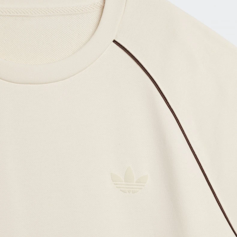 Adidas Originals By Wales Bonner Crew Neck Sweatshirt (Wonder White) 5 Adidas Originals By Wales Bonner Crew Neck Sweatshirt (Wonder White) - Image 3