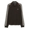 Adidas Originals By Wales Bonner Towel Polo Sweatshirt (Dark Brown) -Streetwear Store adidas originals by wales bonner towel polo sweatshirt dark brown ib3251 0000 cat