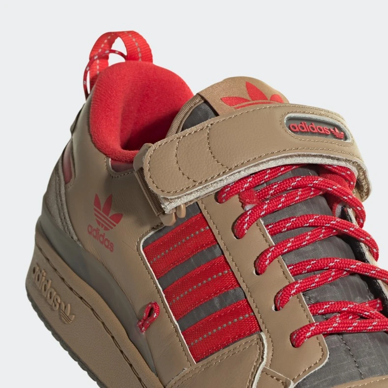 Adidas Originals Forum 84 Camp Low (Cardboard/Scarlet/Utility Grey) 9 Adidas Originals Forum 84 Camp Low (Cardboard/Scarlet/Utility Grey) - Image 7