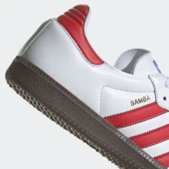 Adidas Originals Samba OG (Footwear White/Better Scarlet/Supplier Colour) -Streetwear Store adidas originals samba og footwear white better scarlet supplier colour ig1025 0005 5
