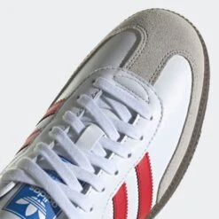 Adidas Originals Samba OG (Footwear White/Better Scarlet/Supplier Colour) -Streetwear Store adidas originals samba og footwear white better scarlet supplier colour ig1025 0006 6
