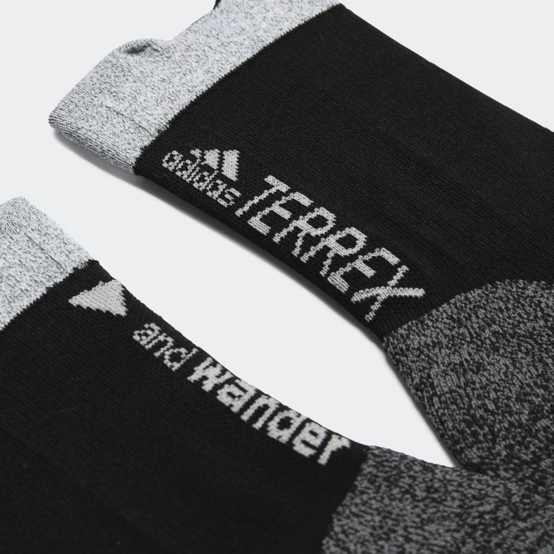 Adidas TERREX X And Wander COLD.RDY Wool Socks (Black/Mgh Solid Grey) 4 Adidas TERREX X And Wander COLD.RDY Wool Socks (Black/Mgh Solid Grey) - Image 2