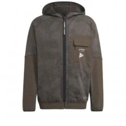 Adidas TERREX X And Wander Fleece Jacket (Shadow Olive)
