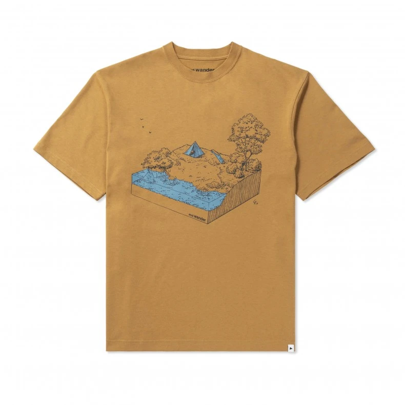 And Wander In The Mountain T-Shirt (Dark Beige) 3 And Wander In The Mountain T-Shirt (Dark Beige)