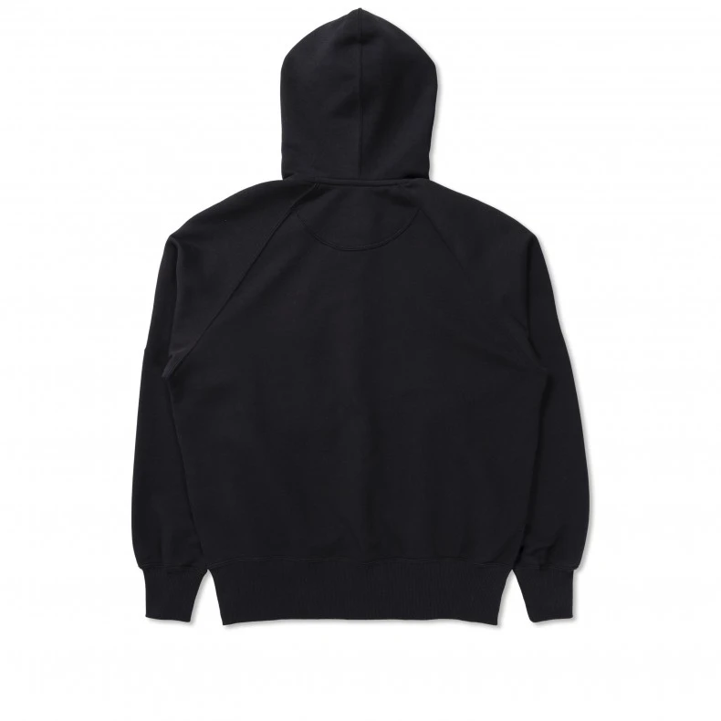 And Wander Light Zip Hooded Sweatshirt (Black) 4 And Wander Light Zip Hooded Sweatshirt (Black) - Image 2