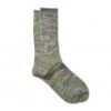 Anonymous Ism 5 Colour Mix Crew Sock (Khaki) 1 Anonymous Ism 5 Colour Mix Crew Sock (Khaki) -Streetwear Store anonymous ism 5 colour mix crew sock khaki cat