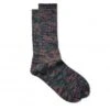 Anonymous Ism 5 Colour Mix Crew Sock (Navy) 1 Anonymous Ism 5 Colour Mix Crew Sock (Navy) -Streetwear Store anonymous ism 5 colour mix crew sock navy cat