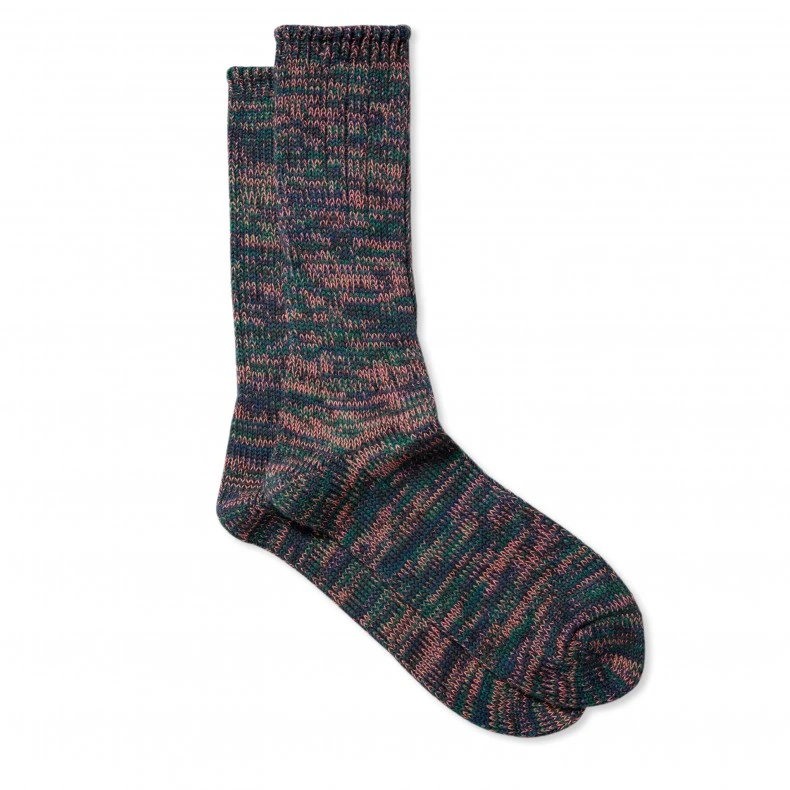 Anonymous Ism 5 Colour Mix Crew Sock (Navy) 3 Anonymous Ism 5 Colour Mix Crew Sock (Navy)