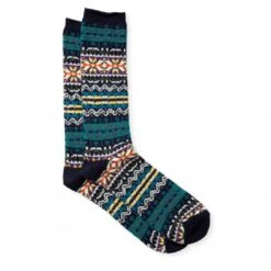 Anonymous Ism Fairisle Crew Sock (Navy)
