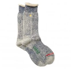 Anonymous Ism GoHemp Low Gauge Pile Crew Sock (Navy Melange)