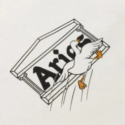 Aries Dino Egg Crew Neck Sweatshirt (White) -Streetwear Store aries dino egg crew neck sweatshirt white fuar20012 wht 0002 2