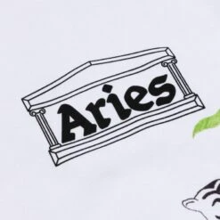 Aries Doodle Pullover Hooded Sweatshirt (White) -Streetwear Store aries doodle pullover hooded sweatshirt white ssar20012 wht 3