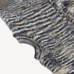 Aries Holey Shrunken Space Dye Knit (Black) -Streetwear Store aries holey shrunken space dye knit black ftar20027 blk 0003 3