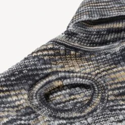 Aries Holey Shrunken Space Dye Knit (Black) -Streetwear Store aries holey shrunken space dye knit black ftar20027 blk 0005 5