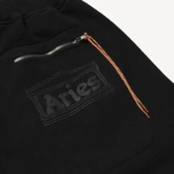 Aries Premium Temple Sweatpant (Black) -Streetwear Store aries premium temple sweatpant black ftar30000 blk 0002 2