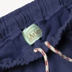 Aries Reflective Column Sweatpant (Navy) -Streetwear Store aries reflective column sweatpant navy fuar30001 nvy 0002 2 1