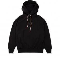 Aries Temple Hood Pullover Hooded Sweatshirt (Black)