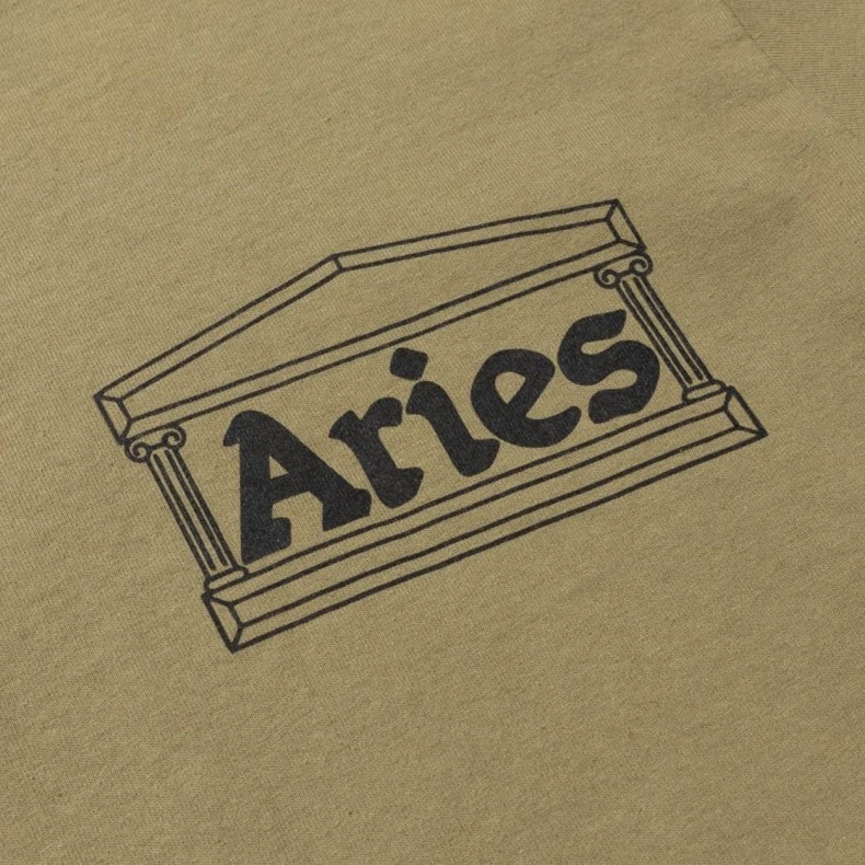 Aries Temple Long Sleeve T-Shirt (Olive) 5 Aries Temple Long Sleeve T-Shirt (Olive) - Image 3
