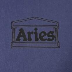 Aries Temple T-Shirt (Navy) -Streetwear Store aries temple t shirt navy star60000 nvy 0003 3