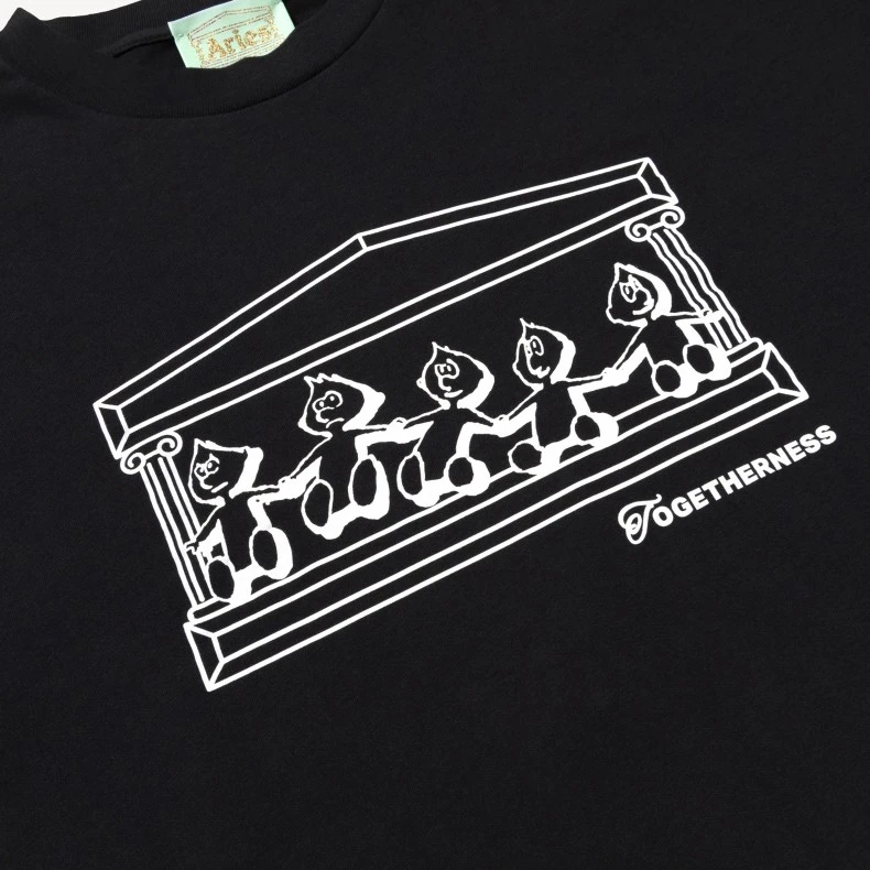 Aries Togetherness T-Shirt (Black) 5 Aries Togetherness T-Shirt (Black) - Image 3