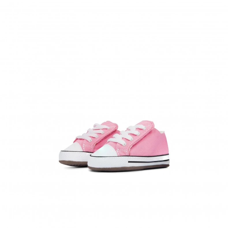 Baby Converse Chuck Taylor All Star Cribster Mid (Pink/Natural Ivory/White) 4 Baby Converse Chuck Taylor All Star Cribster Mid (Pink/Natural Ivory/White) - Image 2