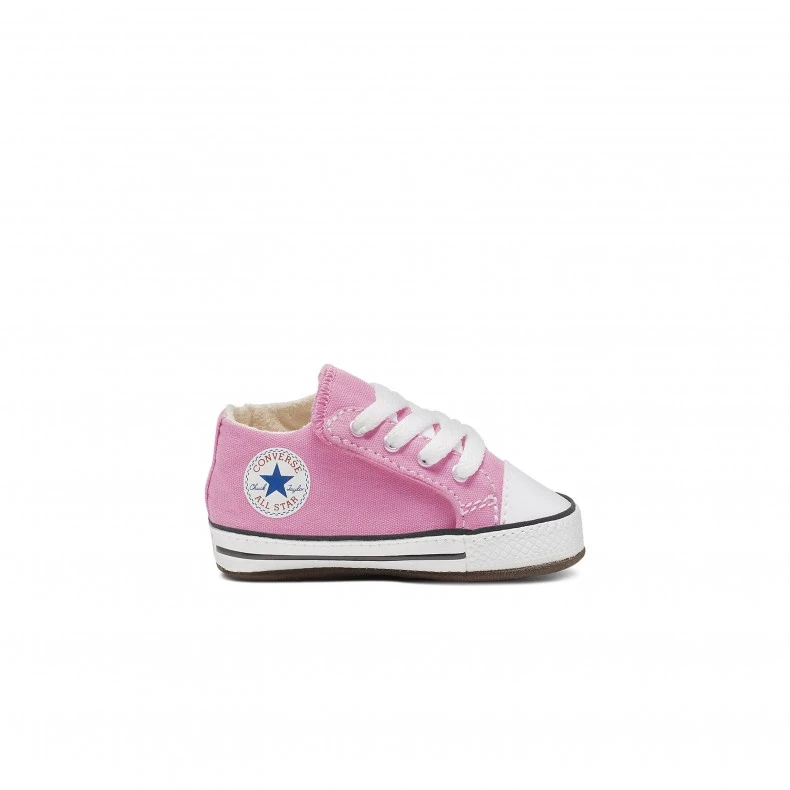 Baby Converse Chuck Taylor All Star Cribster Mid (Pink/Natural Ivory/White) 5 Baby Converse Chuck Taylor All Star Cribster Mid (Pink/Natural Ivory/White) - Image 3