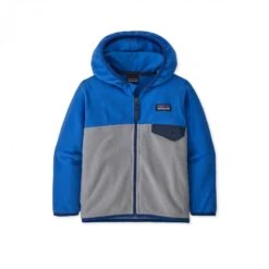 Baby Patagonia Micro D Snap-T Fleece Jacket (Salt Grey)