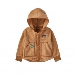Baby Patagonia Retro Pile Fleece Jacket (Be A Friend: Dark Camel)