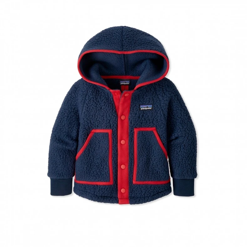 Baby Patagonia Retro Pile Fleece Jacket (New Navy) 3 Baby Patagonia Retro Pile Fleece Jacket (New Navy)