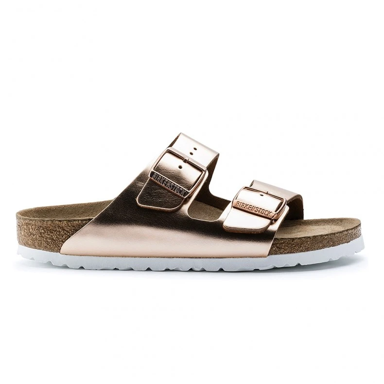 Birkenstock Arizona Natural Leather Soft Footbed Narrow Fit (Copper Metallic) 3 Birkenstock Arizona Natural Leather Soft Footbed Narrow Fit (Copper Metallic)