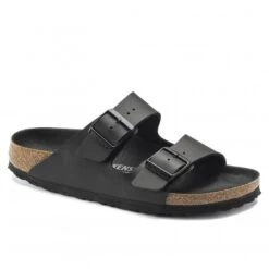 Birkenstock Arizona Vegan Birko-Flor Narrow Fit (Black) -Streetwear Store birkenstock arizona vegan birko flor narrow fit black 1019069 0001 1