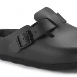 Birkenstock Boston Exquisite Natural Leather Narrow Fit (Black) -Streetwear Store birkenstock boston exquisite natural leather narrow fit black 1023744 0002 2