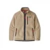 Boys' Patagonia Retro Pile Fleece Jacket (El Cap Khaki)