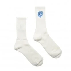 By Parra 1976 Logo Crew Socks (Blue)