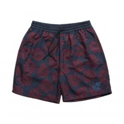By Parra 1976 Logo Swim Shorts (Navy Blue)