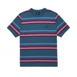 By Parra Stripeys T-Shirt (Teal)