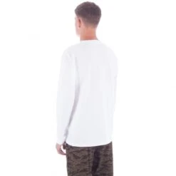 Carhartt Chase Long Sleeve T-Shirt (White/Gold) -Streetwear Store carhartt chase long sleeve t shirt white gold 3