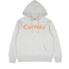 Carrots Wordmark Pullover Hooded Sweatshirt (Grey) -Streetwear Store carrots wordmark pullover hooded sweatshirt grey crtsh21 8 gry cat