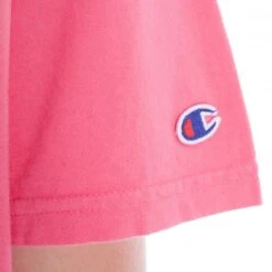 Champion Reverse Weave Crew Neck T-Shirt (Pink) -Streetwear Store champion reverse weave crew neck t shirt pink 6