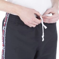 Champion Reverse Weave Jacquard Logo Tape Tracksuit Joggers (Black) -Streetwear Store champion reverse weave jacquard logo tape tracksuit joggers black 5