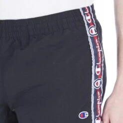 Champion Reverse Weave Jacquard Logo Tape Tracksuit Joggers (Black) -Streetwear Store champion reverse weave jacquard logo tape tracksuit joggers black 7