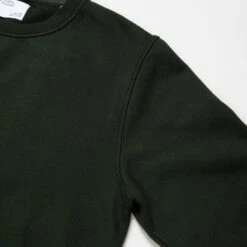Colorful Standard Classic Organic Crew Neck Sweatshirt (Hunter Green) -Streetwear Store colorful standard classic organic crew neck sweatshirt hunter green cs1005 hgrn 0003 3