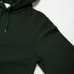 Colorful Standard Classic Organic Pullover Hooded Sweatshirt (Hunter Green) -Streetwear Store colorful standard classic organic pullover hooded sweatshirt hunter green cs1006 hgrn 0004 4