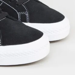 Converse Cons One Star Pro OX (Black/Black/White) -Streetwear Store converse cons one star pro ox black black white 171327c 6