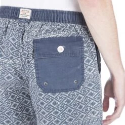 Deus Ex Machina Sandbar Eastern Maze Shorts (Dark Denim) -Streetwear Store deus ex machina sandbar eastern maze short dark denim 7