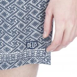 Deus Ex Machina Sandbar Eastern Maze Shorts (Dark Denim) -Streetwear Store deus ex machina sandbar eastern maze short dark denim 9