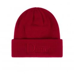 Dime Classic 3D Logo Beanie (Cherry)