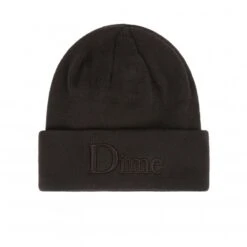 Dime Classic 3D Logo Beanie (Dark Brown)